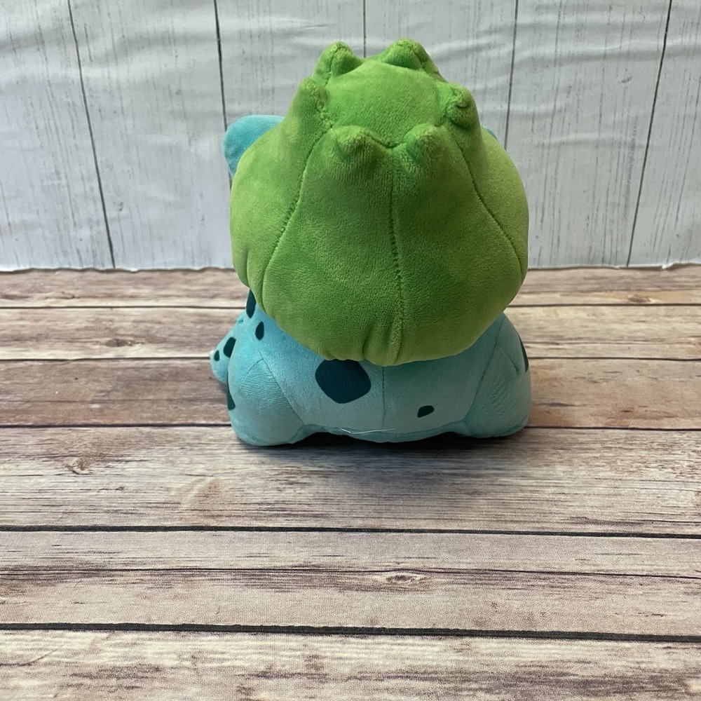 2021 Pokemon Bulbasaur Plush Toy Jazwares Small 8-10 Inches Cut Tag Stuffy - Picture 3 of 7